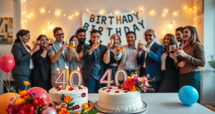 Życzenia urodzinowe na 40